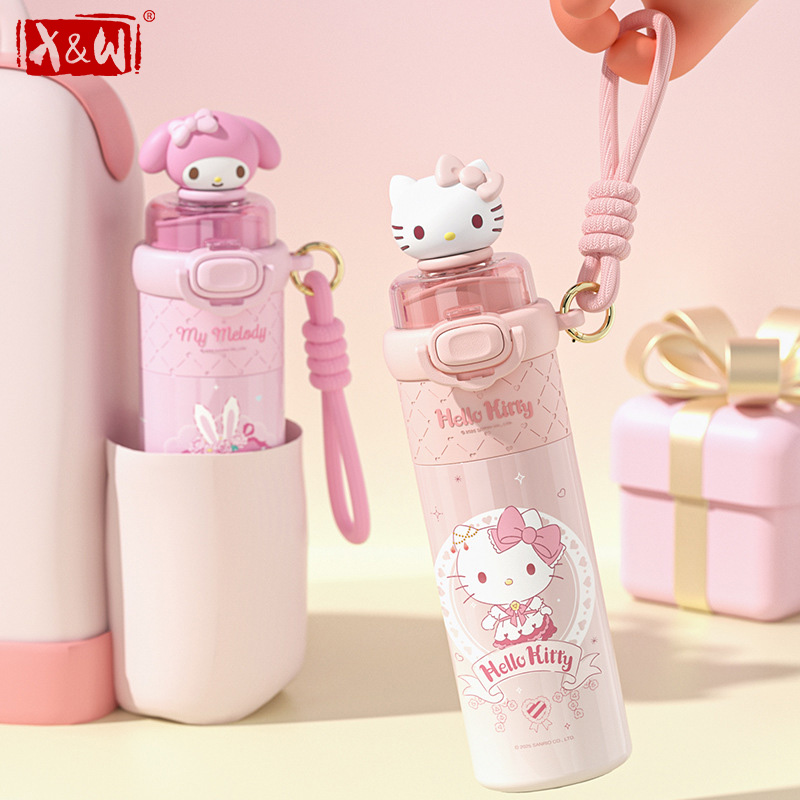 Baby Food Thermos - كوب معزول من X&W Sanrio، كوب