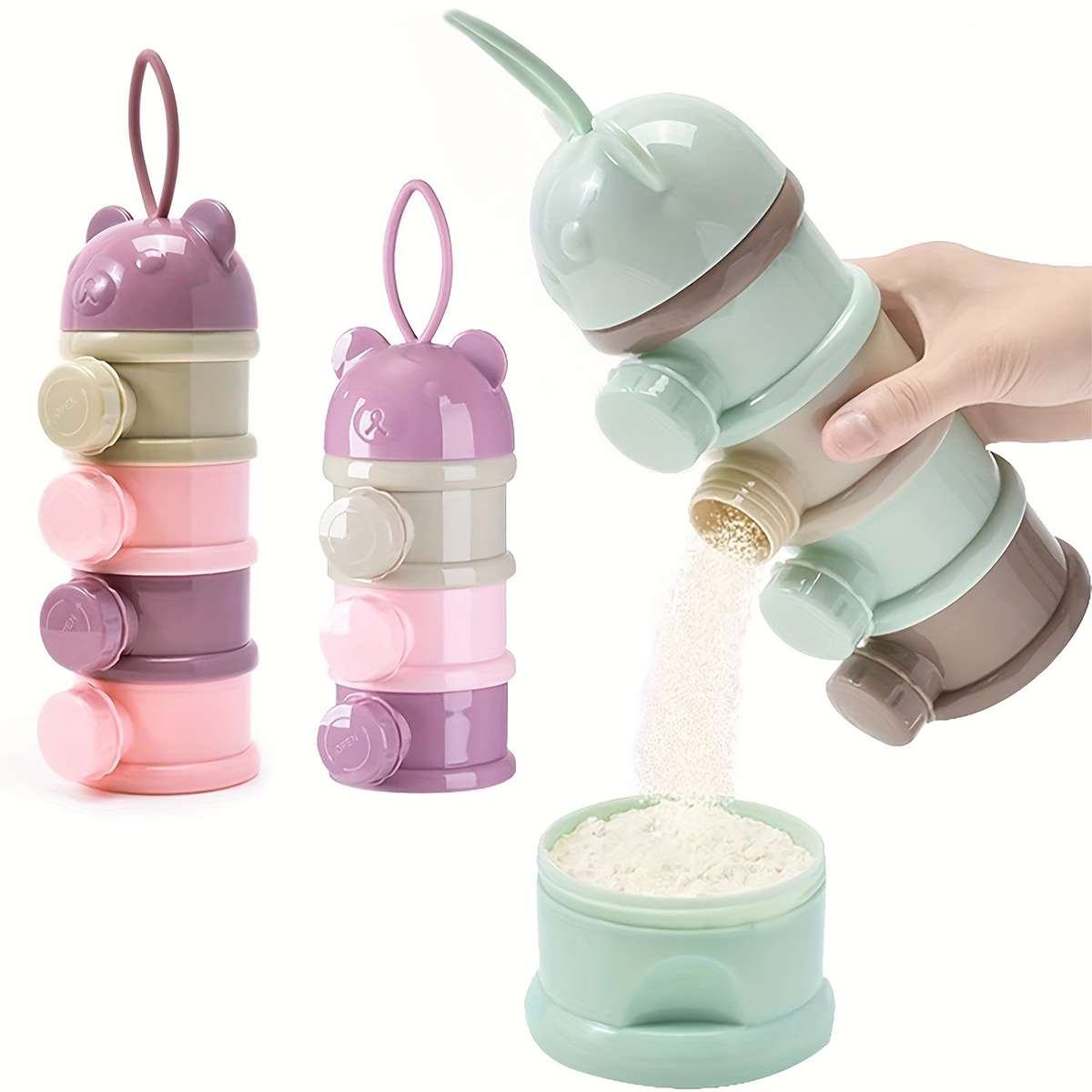 Puree Baby Food - حاوية مسحوق حليب الأطفال ذات سعة