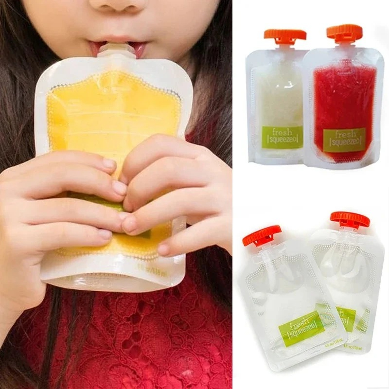 Puree Baby Food - 10 قطع من علب أغذية الأطفال