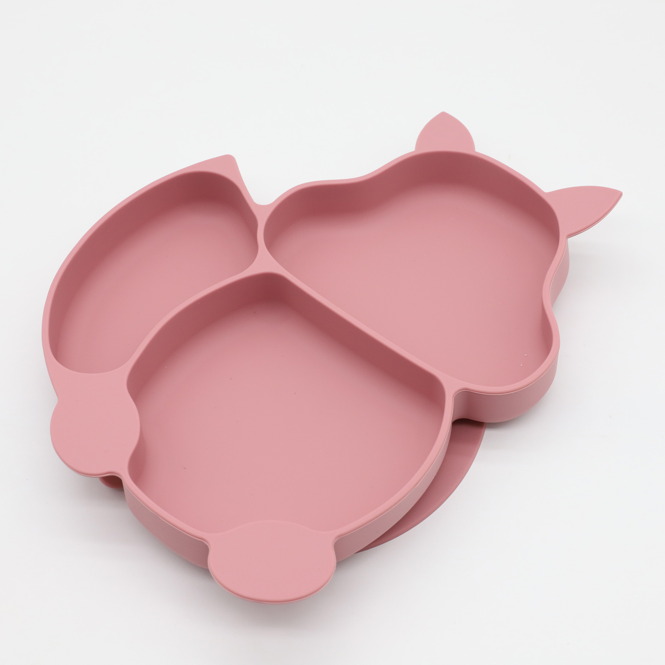Baby Food Utensils Set - طبق عشاء من السيليكون مع شفط