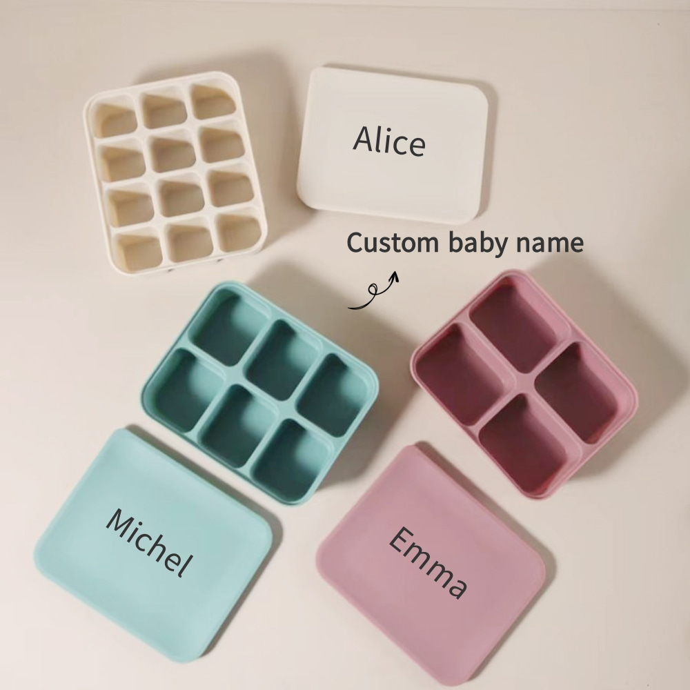 Puree Baby Food - صينية تجميد أغذية الأطفال المخصصة مع