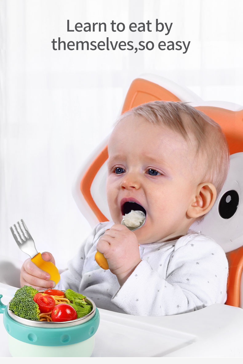 طقم أدوات المائدة للأطفال مجمو - مراجعة Baby Food Utensils Set وسعره