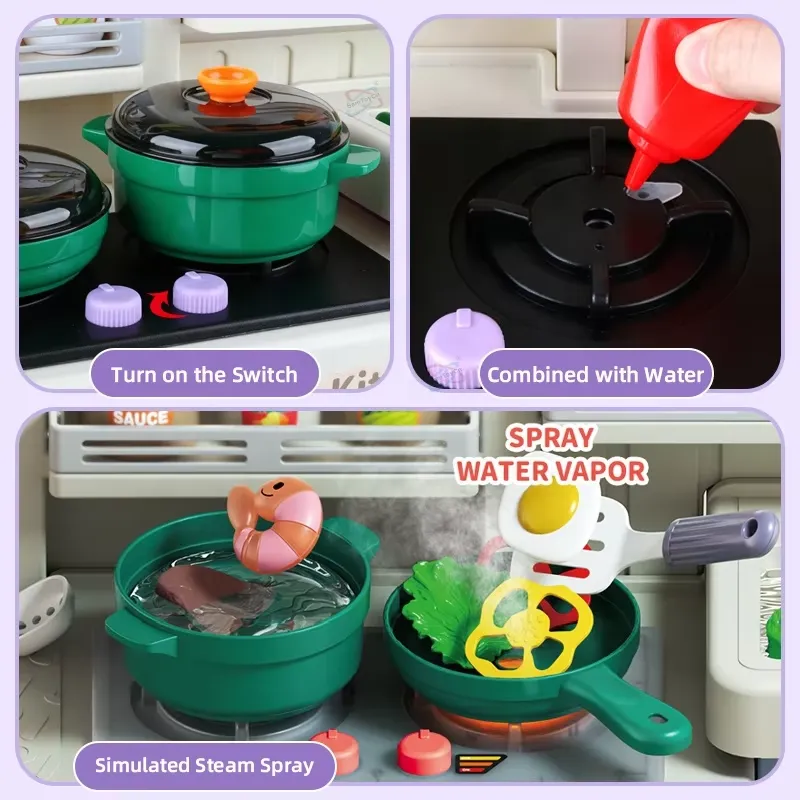 مجموعة مطبخ للعب الأطفال بحجم  - مراجعة Baby Kitchen Food وسعره