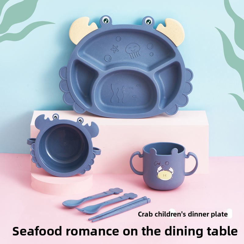 4/6 قطع من أطباق الأطفال على ش - مراجعة Baby Food Utensils Set وسعره
