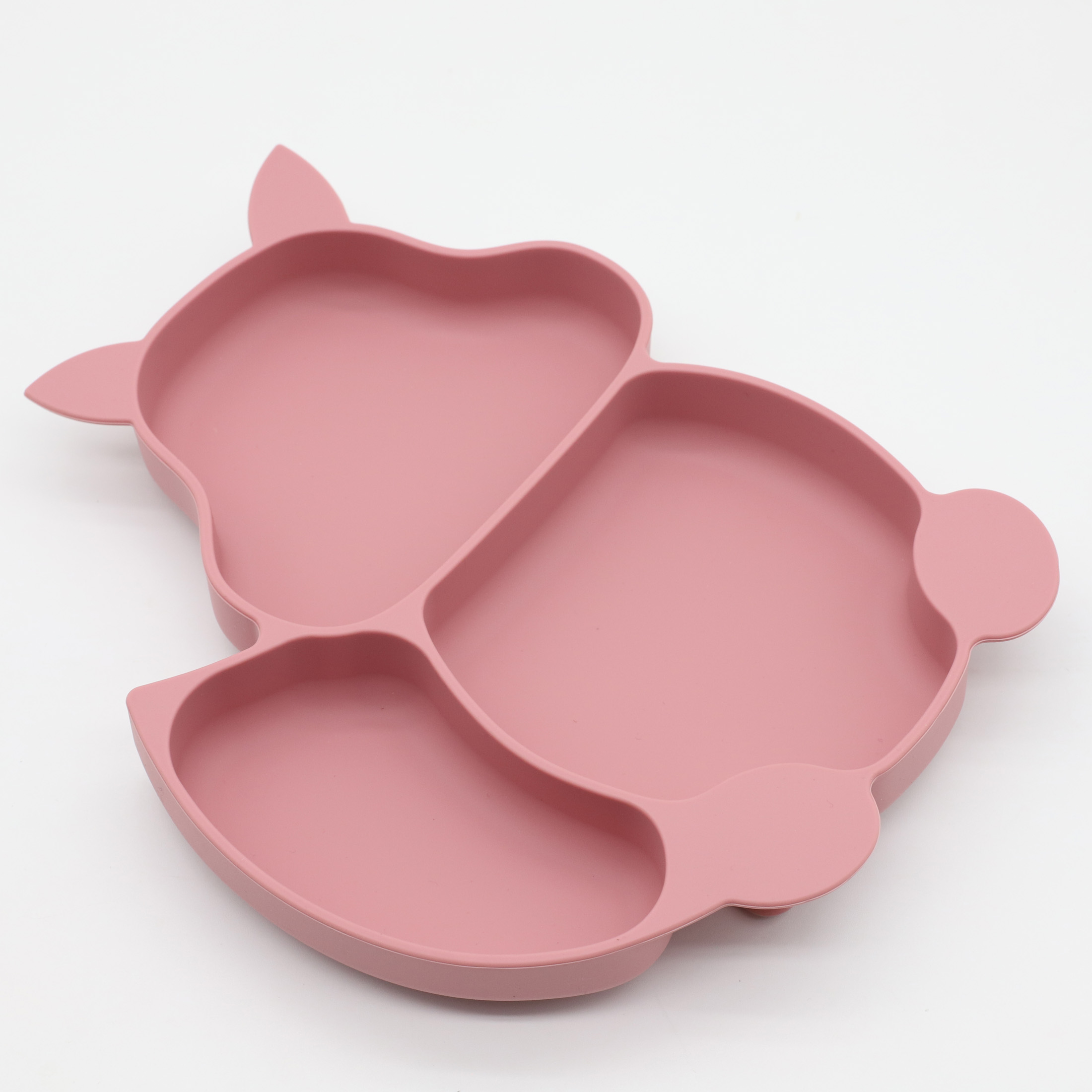 طبق عشاء من السيليكون مع شفط ق - مراجعة Baby Food Utensils Set وسعره