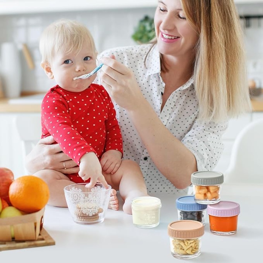 6 قطعة جرة ميسون الزجاج جرة أغ - مراجعة Baby Food In Jar وسعره