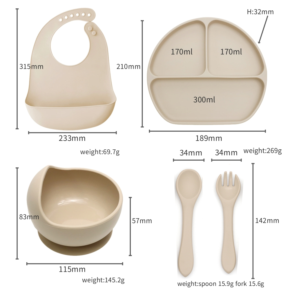 مجموعة أدوات طعام للأطفال على  - مراجعة Baby Food Utensils Set وسعره