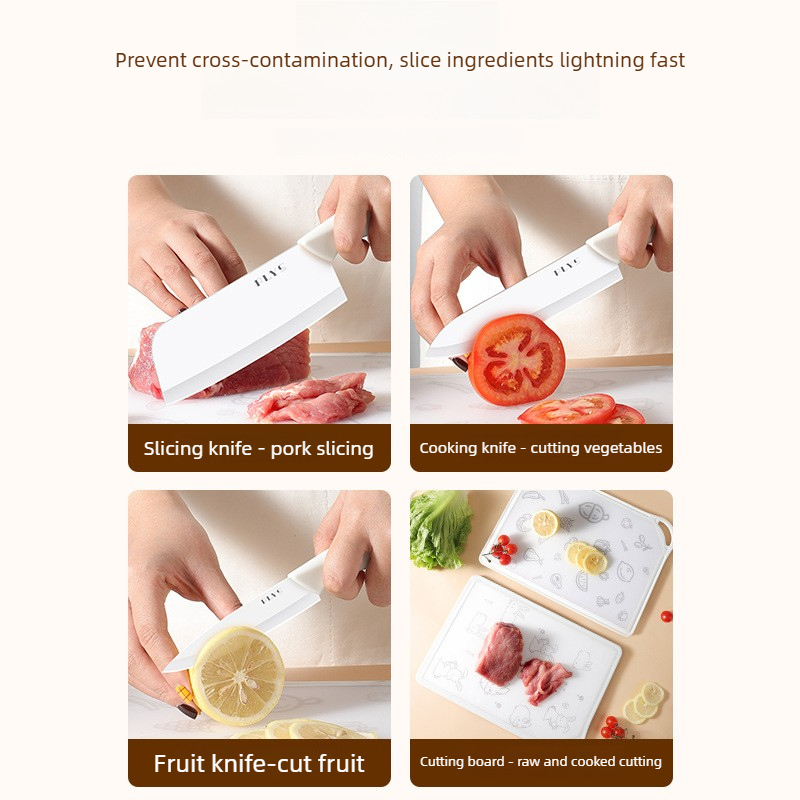 مجموعة سكاكين سيراميك ولوح تقط - مراجعة Baby Food Knife Set وسعره