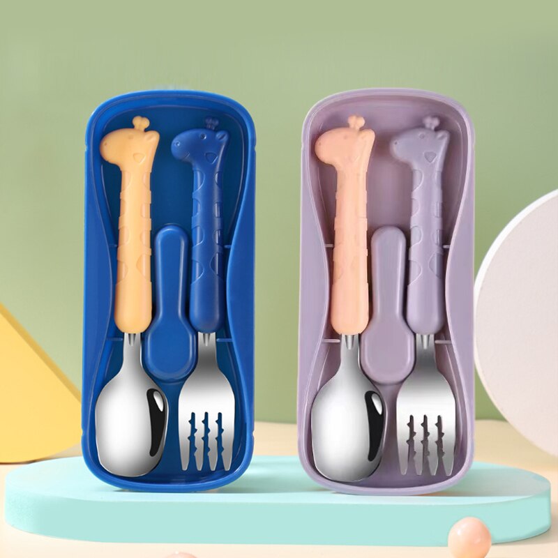 طقم أدوات مائدة للأطفال من قطع - مراجعة Baby Food Knife Set وسعره