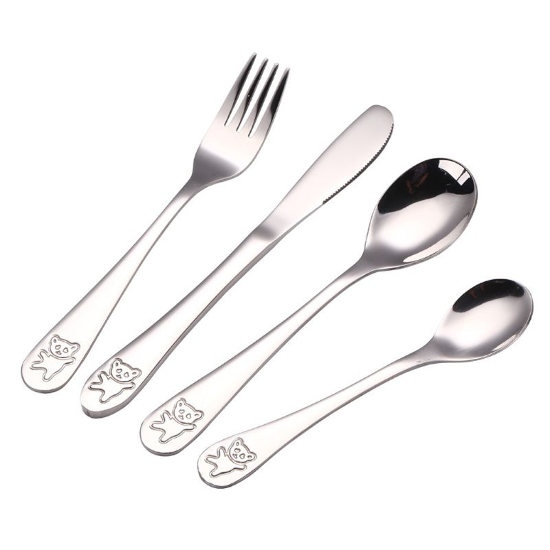 4 قطعة/المجموعة الطفل ملعقة صغ - مراجعة Baby Food Knife Set وسعره
