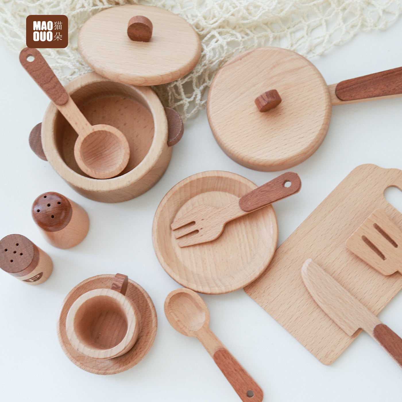 مجموعة ألعاب مطبخ خشبية للأطفا - مراجعة Baby Kitchen Food وسعره